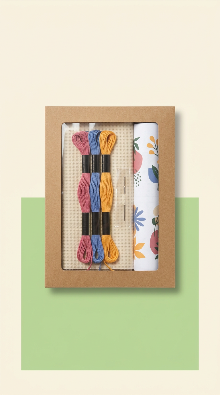 Botanical Pop Culture Cross-Stitch Kit